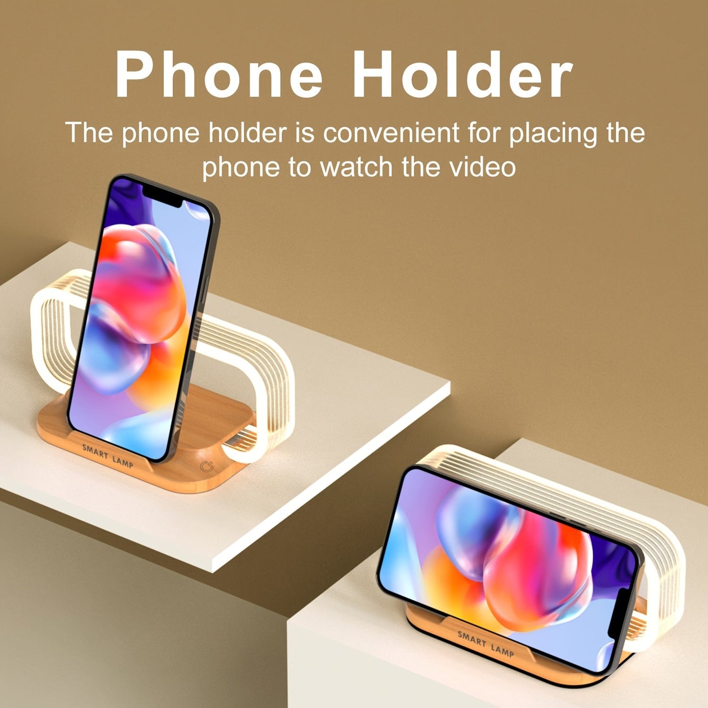 GlowHub : wireless charging smart lamp with a modern, minimal design - Comforzo