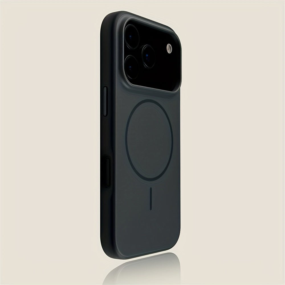 Matte Magnetic Phone Case with Luxury Metal Paint for Iphone 17, Air 16, And 15 Pro Max, Featuring a Hard Back Cover And Wireless Charging Capability. - Comforzo