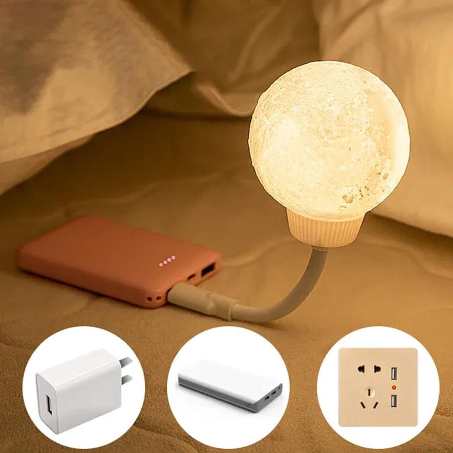 Moon LED Lights for Bedroom,Home ,Office - Comforzo