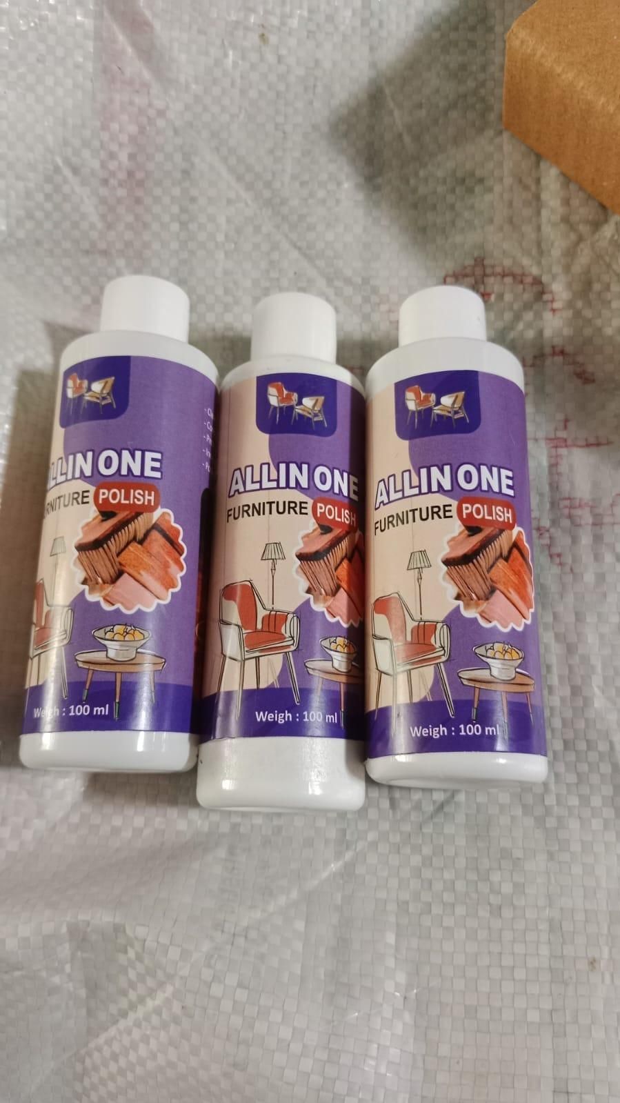 Polish Furniture Cleaner Shiner Floor Coating Paint Wood 100ML (Pack of 3) - Comforzo