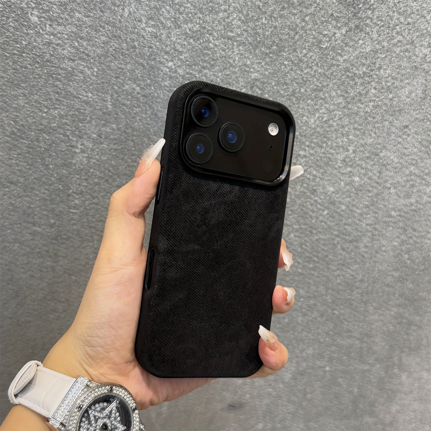 Premium Autumn/Winter Brown Flannel Fashion Magnetic Phone Case for iPhone 17/17 Pro/17 Air/17 Pro Max, 16/16 Pro/16 Pro Max, 15/15 Pro/15 Pro Max, 14/14 Pro/14 Pro Max, 13/13 Pro/13 Pro Max - Women's Style, Seasonal Accessor - Comforzo
