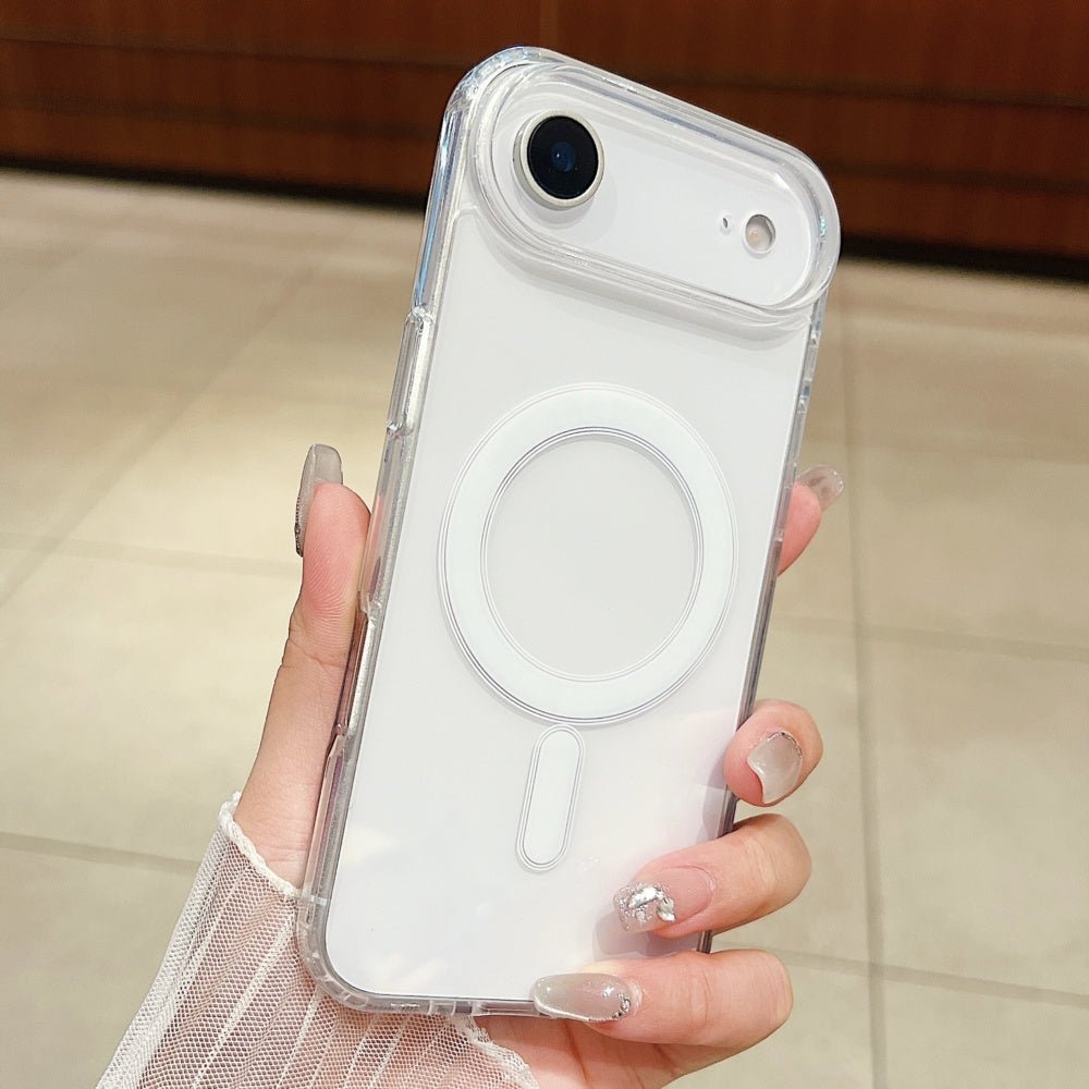 Slim Transparent MagSafe Case with Air Cushion Safety - Comforzo