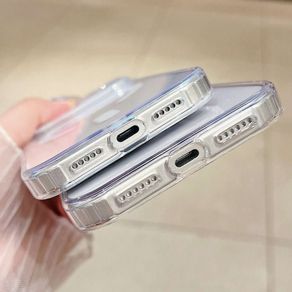Slim Transparent MagSafe Case with Air Cushion Safety - Comforzo