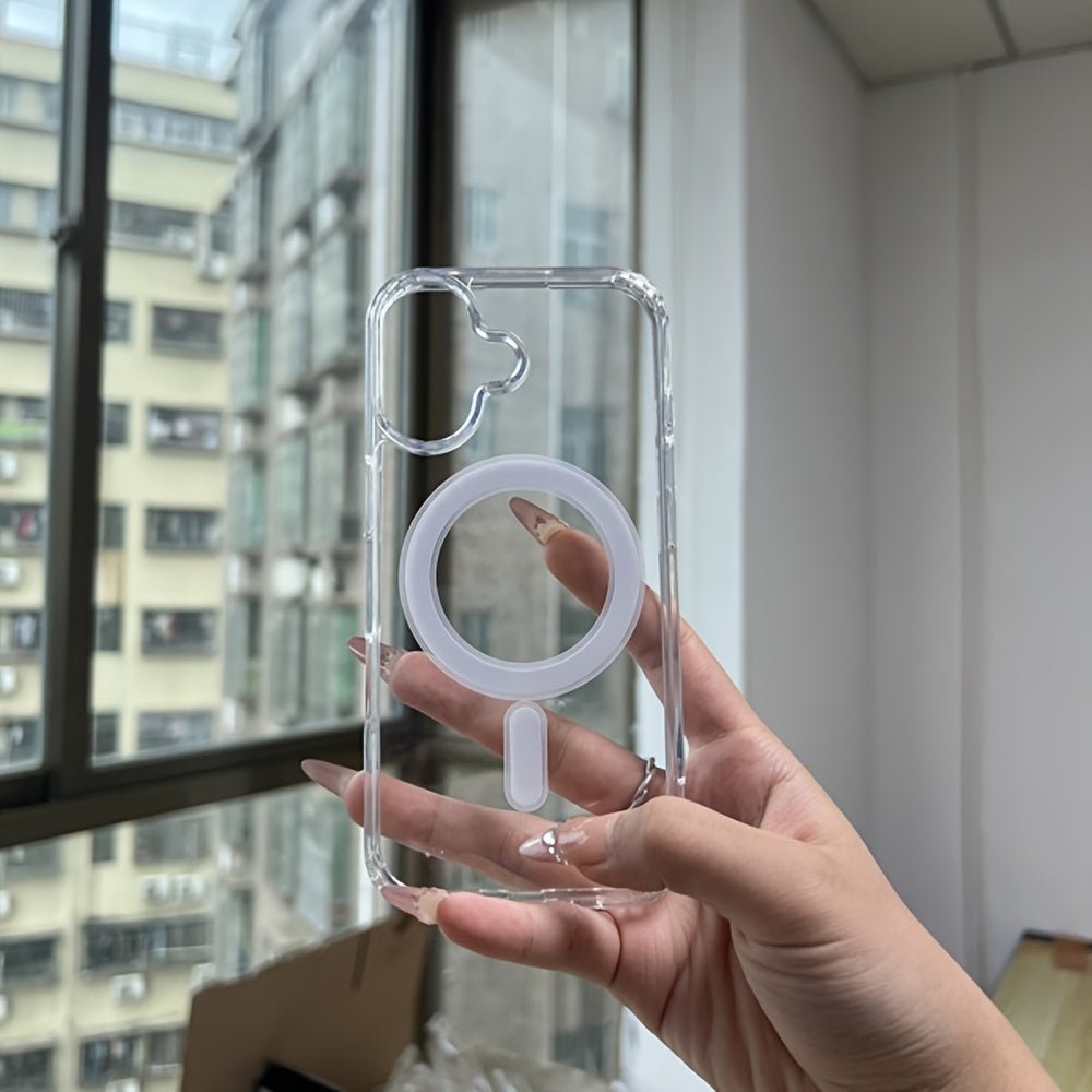 Slim Transparent MagSafe Case with Air Cushion Safety - Comforzo