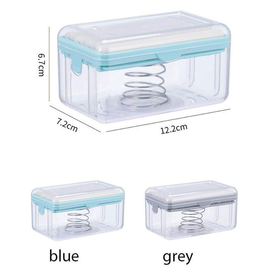 Swadish Soap Dispenser - Soap Drain Tray with Spring Bathroom Roller,Foaming Soap Box - Comforzo