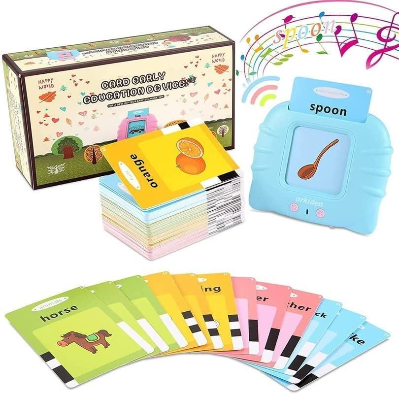 Talking Flash Cards for Early Educational Learning Toy - Comforzo