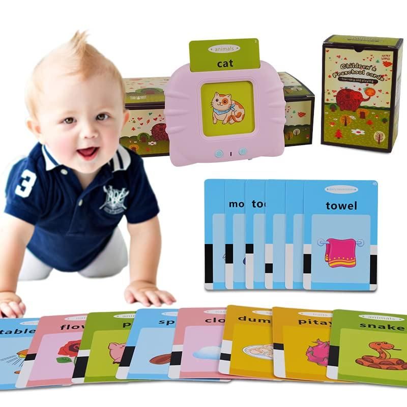 Talking Flash Cards for Early Educational Learning Toy - Comforzo
