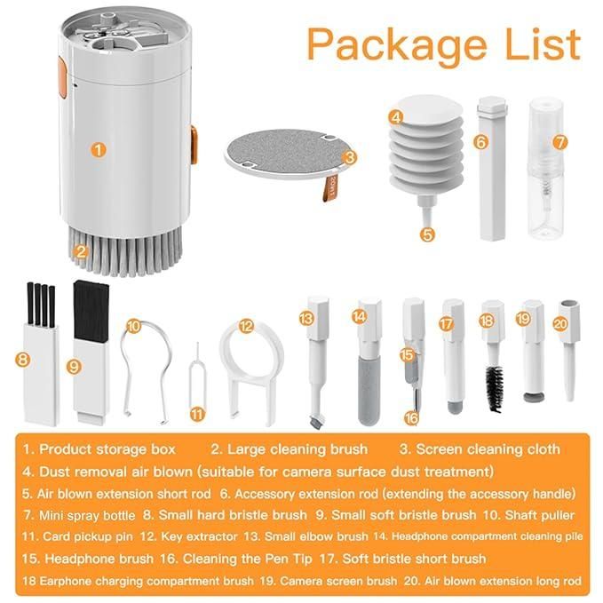 20 - in - 1 Cleaner Kit for Airpods, Leairot Cleaning Kit - Comforzo