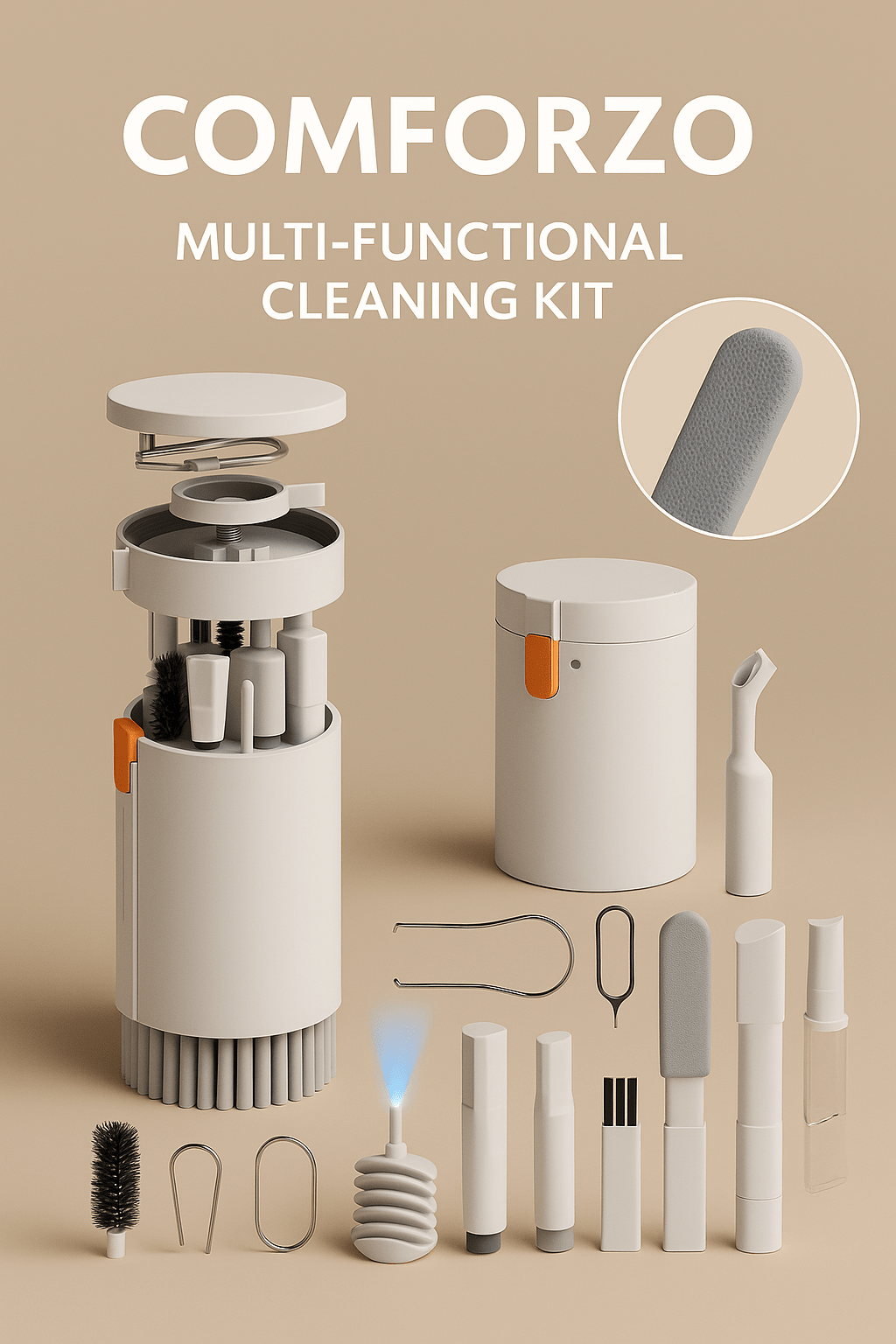 20 - in - 1 Cleaner Kit for Airpods, Leairot Cleaning Kit - Comforzo