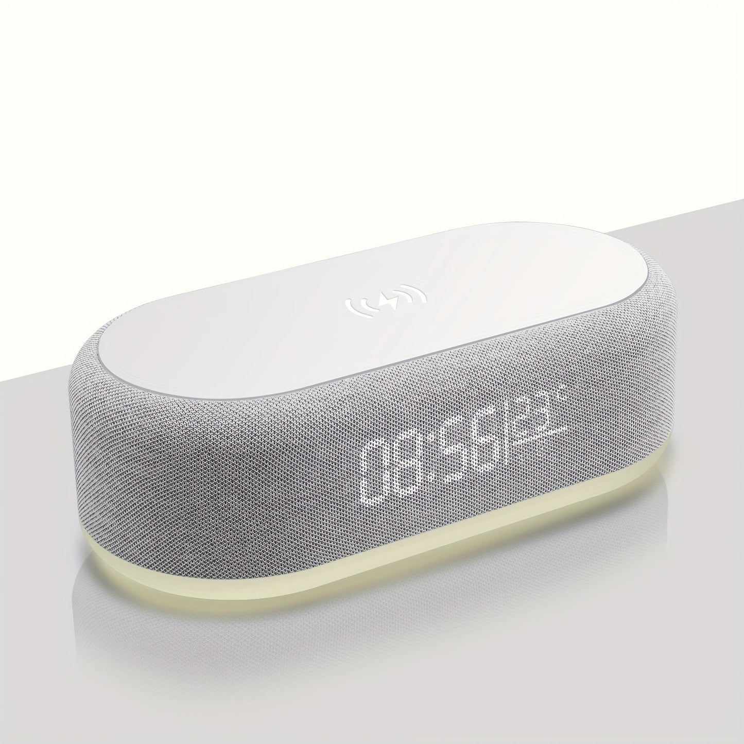 All - in - One Wireless Charging Dock with Night Light & Alarm Clock - Comforzo