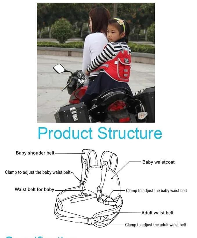 Baby Safety Belt for 2 Wheeler - Comforzo