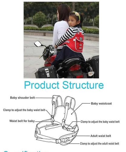 Baby Safety Belt for 2 Wheeler - Comforzo
