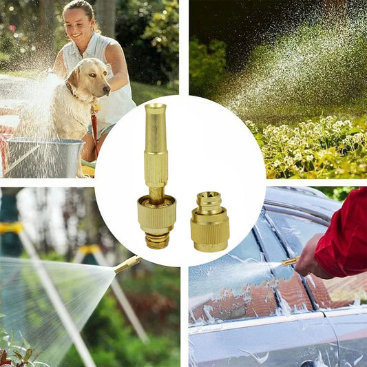 Comforzo's Brass High Pressure Water Spray Gun Nozzle - Comforzo
