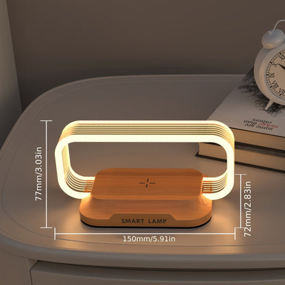 GlowHub : wireless charging smart lamp with a modern, minimal design - Comforzo