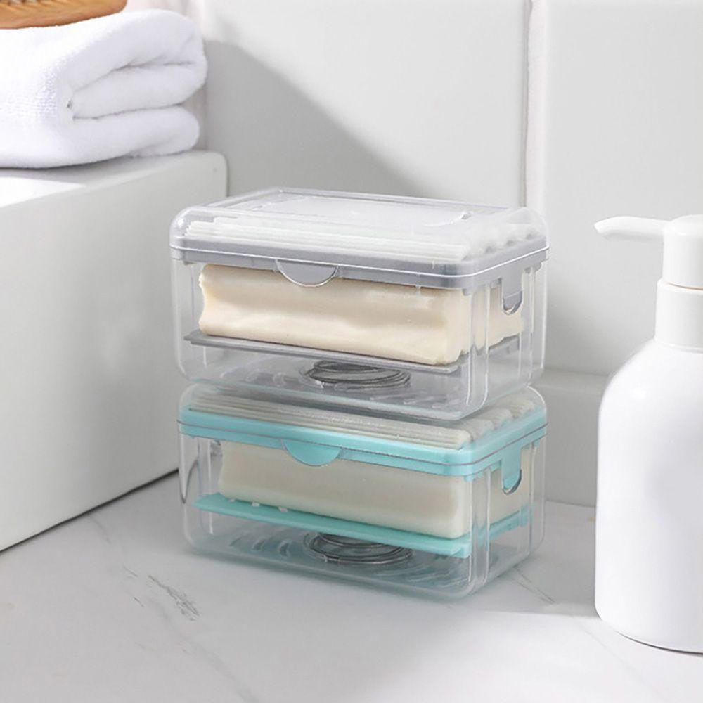 Swadish Soap Dispenser - Soap Drain Tray with Spring Bathroom Roller,Foaming Soap Box - Comforzo