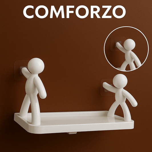Wall Hanging Bathroom Shelf Storage Rack BUY 1 GET 1 FREE!!!!! - Comforzo